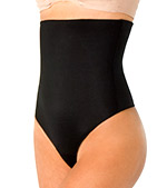 Spanx Plus Size Hide and Sleek Hi-Rise Thong Back Panty